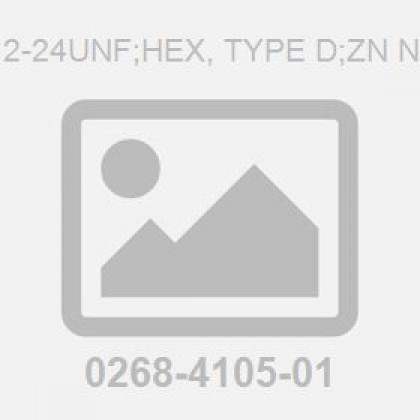 .312-24Unf;Hex, Type D;Zn Nut